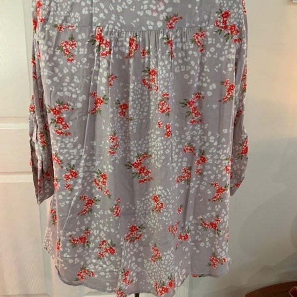 TORRID HARPER FLORAL LEOPARD TOP SIZE 2 - Picture 7 of 8